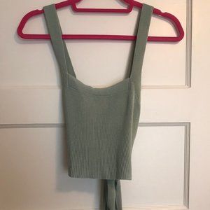 Urban Outfitters crop tank with wrap tie